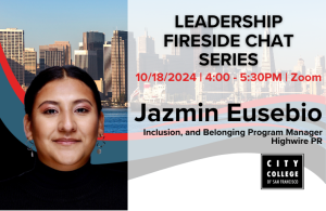 Photo of Jazmin Eusebio for Leadership Fireside Chat