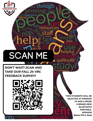 Don't wait! Scan and take our Fall 24 vrc feedback survey